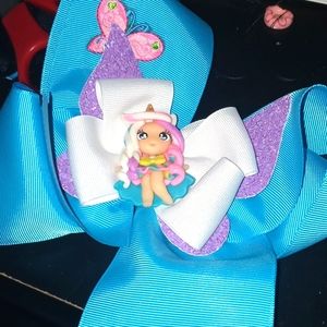 Unicorn hair bow